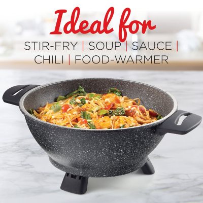 The Rock by Starfrit Dual-Sided Electric Hot Pot - Sam's Club