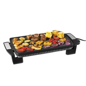 Starfit The Rock Reversible Griddle with Stainless Steel Basket