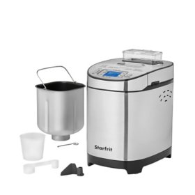 Starfrit 550-Watt Electric Stainless Steel Bread Maker		