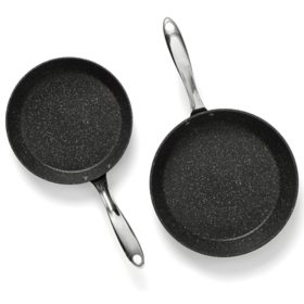 The Rock by Starfrit 2-Piece Fry Pan Set		