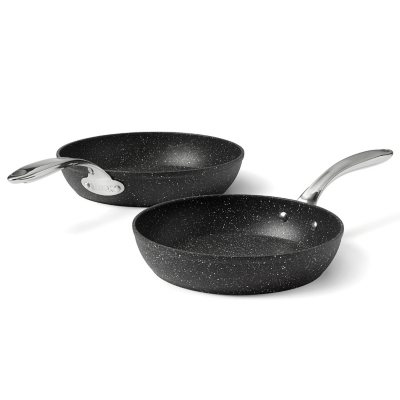 The Rock by Starfrit 060713-001-0000 2-Piece Fry Pan Set, Size: 10 in