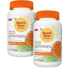 Burt's Bees Kids Immune Support Gummies (50 ct., 2 pk.)