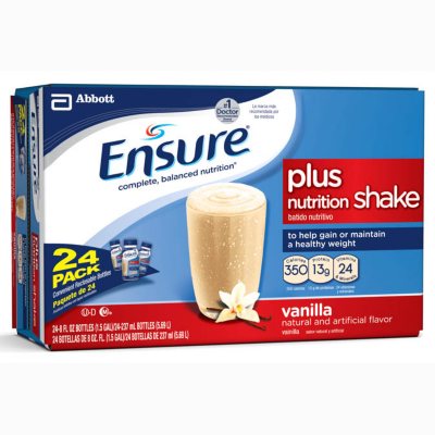 Ensure Plus Vanilla - 8 oz. bottle - 24 ct. - Sam's Club