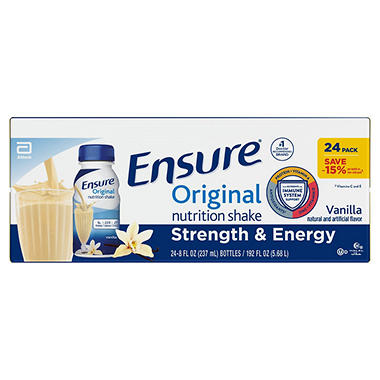 Ensure Original Nutrition Shake, Vanilla (8 fl. oz., 24 ct ...