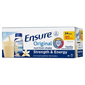 Ensure Original Nutrition Vanilla Meal Replacement Shakes With 9g