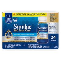 Similac 360 Total Care Advance Infant Formula with 5 HMO Prebiotics, Ready to Feed (8 fl. oz., 24 ct.)