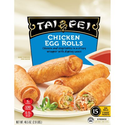 Tai Pei Chicken Egg Rolls with Sweet and Sour Sauce (15 ct.) - Sam's Club