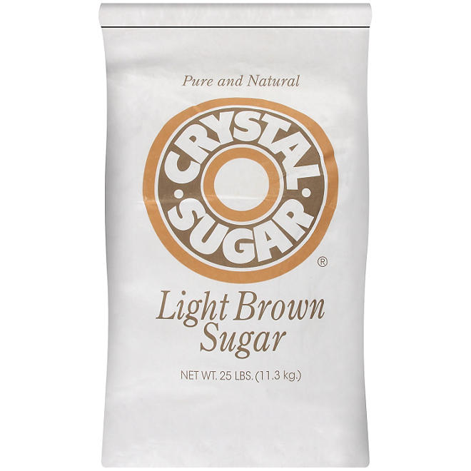 Crystal Sugar Light Brown Sugar 25 lbs.