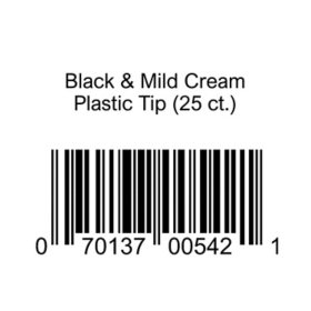 Black & Mild Cream Plastic Tip (25 ct.)