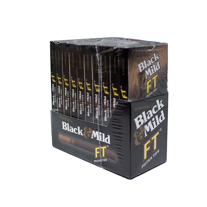 Black & Mild Filter Tip Cigars, 110MM (5 ct., 10 pk.)