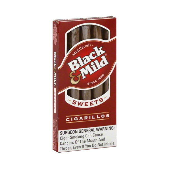 Black & Mild Sweets Plastic Tip Cigars (5 pk., 10 ct.)