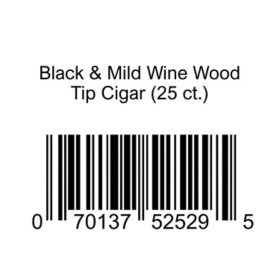 Black & Mild Wine Wood Tip Cigar, Upright (1 pk., 25 ct.)