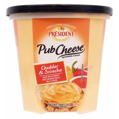 President Pub Cheese Cheddar and Sriracha (16 oz.) Sam's Club