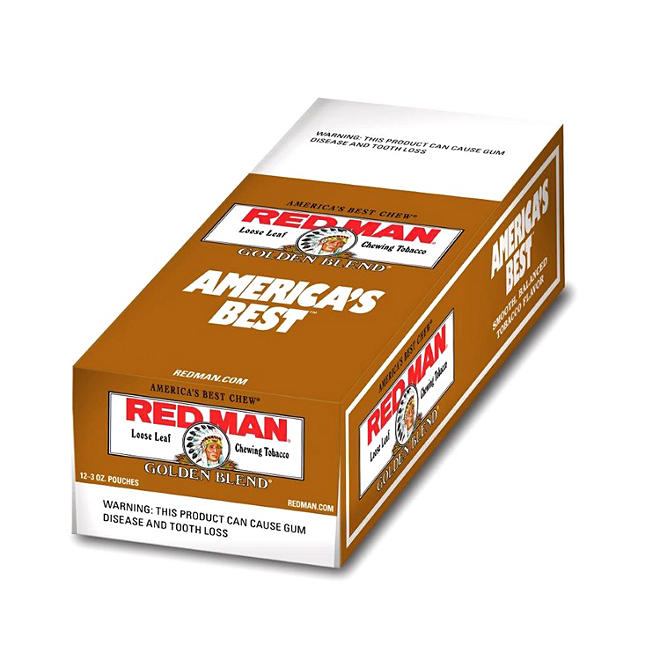 Red Man Golden Blend Chewing Tobacco (3 oz. pouch, 12 ct.)