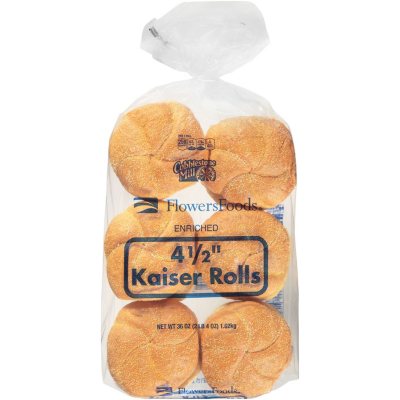 Flowers Foods Kaiser Hamburger Buns (36 oz.) - Sam's Club