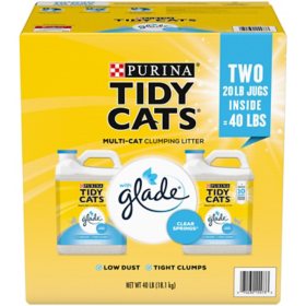 Purina Tidy Cats Clumping Litter with Glade Twin Pack (20 lb., 2 ct.)