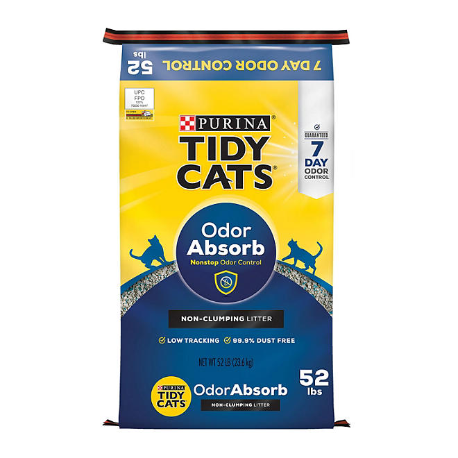 Purina Tidy Cats Non-Clumping Cat Litter for Multiple Cats 52 lbs.