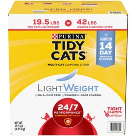 Purina Tidy Cats Multi-Cat Light Weight Clumping Cat Litter (19.5 lbs.)