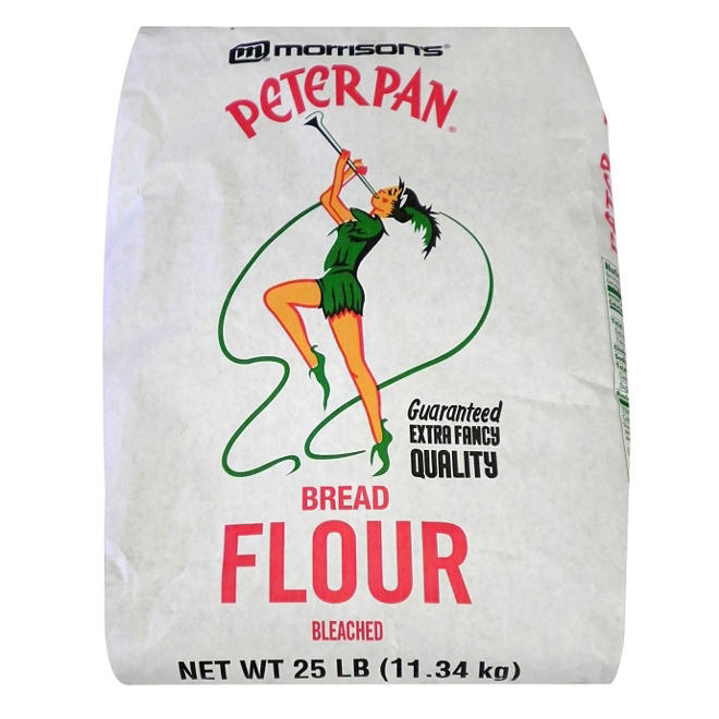 Morrison's Peter Pan Bread Flour 25 lbs.