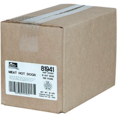 Hot Dogs 10lb Box (80 Count) - Sanders Meats