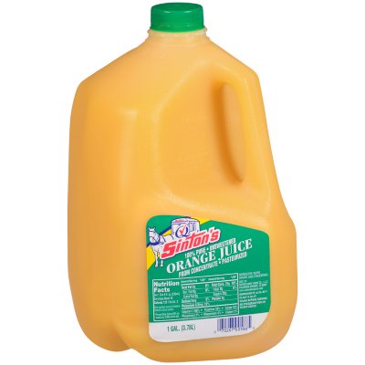 Pet 100% Pure Orange Juice - 1 gallon jug - Sam's Club