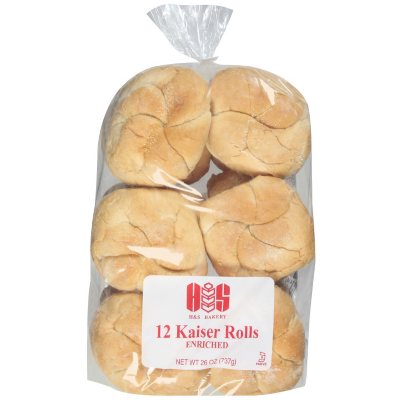 H&S KAISER ROLLS 24 OZ PACKAGE Sam's Club