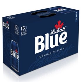 Labatt Blue Beer (12 fl. oz. can, 15 pk.)