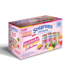 Seagram's Escapes Ready To Drink Variety Pack, 12 fl. oz. can, 24 pk.