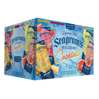 SEAGRAM'S COCKTAILS 12 / 12 OZ CANS Sam's Club