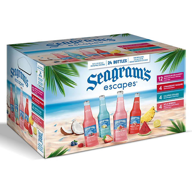 Seagram's Escapes Variety Pack (11.2 fl. oz bottle, 24 ct.)