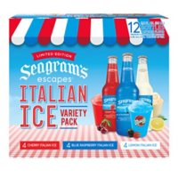 Seagram's Escapes Italian Ice Variety Pack (11.2 fl. oz., 12 pk.)