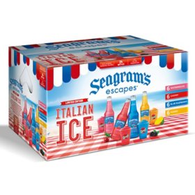 Seagram's Escapes Italian Ice Variety Pack (11.2 fl. oz. bottle, 24 pk.)
