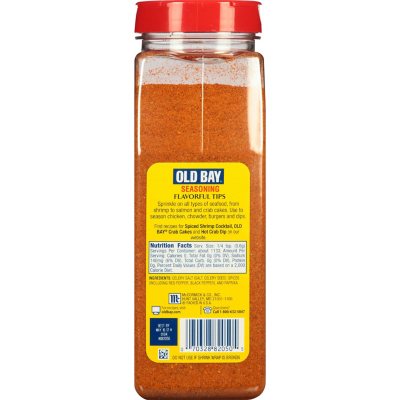  OLD BAY Seasoning, 24 oz - One 24 Ounce Container of OLD BAY  All-Purpose Seasoning with Unique Blend of 18 Spices and Herbs for Crabs,  Shrimp, Poultry, Fries, and More 