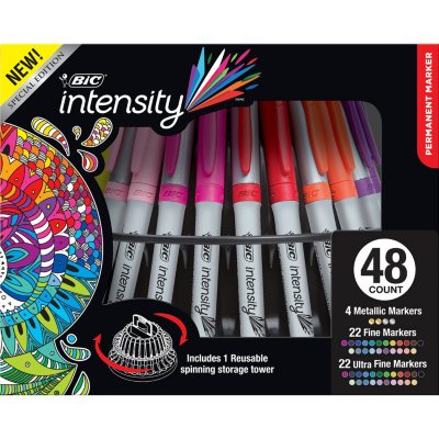 BIC Intensity Fashion Permanent Marker, Ultra Fine Point 5-Count