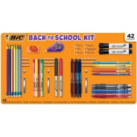 BIC Ultimate Back to School Kit, Assorted School Supplies (42 ct.)