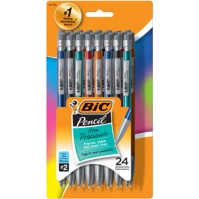 BIC Xtra-Precision Mechanical Pencil, 0.5mm, Assorted Color Barrels (24 pk.)
