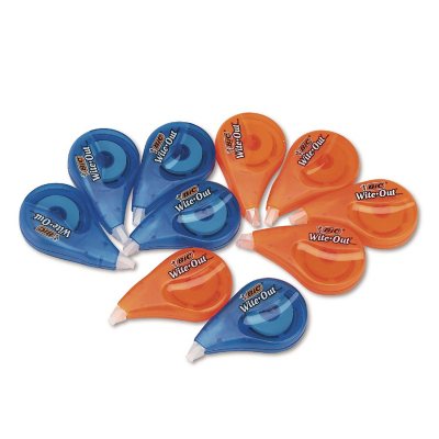 Bic Wite-Out Brand Ez Correct Correction Tape, Fast, Clean And