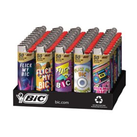 BIC Full Size Maxi Pocket Lighter Special Edition Tray (50 ct.)
