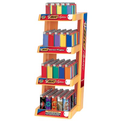 BIC Lighters 4 Tier Display Tray 200 Lighters Sam's Club