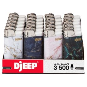 DJEEP Pocket Lighters, ELEGANT Collection 24 ct.