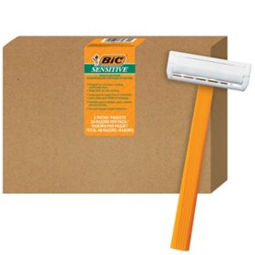 BIC Sensitive Men's One Blade Disposable Razor (48 ct.)