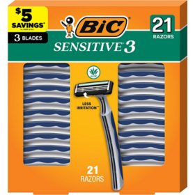 BIC Sensitive 3 Disposable Razors for Men (21 ct.)