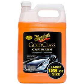 Meguiar's Gold Class Car Wash, Shammpoo & Conditioner Foam, 1 Gallon (128 Oz.)