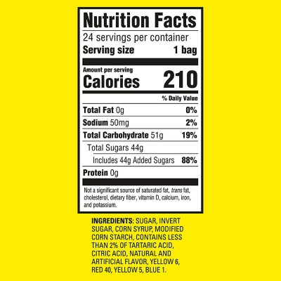  Sour Patch Kids Big Individually Wrapped Soft & Chewy Candy,  240 Count Box : Sour Flavored Candies : Everything Else