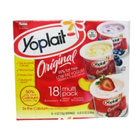 Yoplait Original Yogurt, Strawberry (6 oz. ea., 18 ct.)