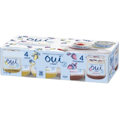 Oui by Yoplait Strawberry Whole Milk French Style Yogurt Jars, 4 ct / 5 oz  - Fry's Food Stores