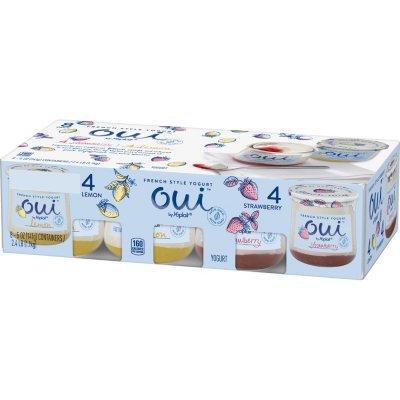 Oui by Yoplait Peach Whole Milk French Style Yogurt Jar, 5 oz