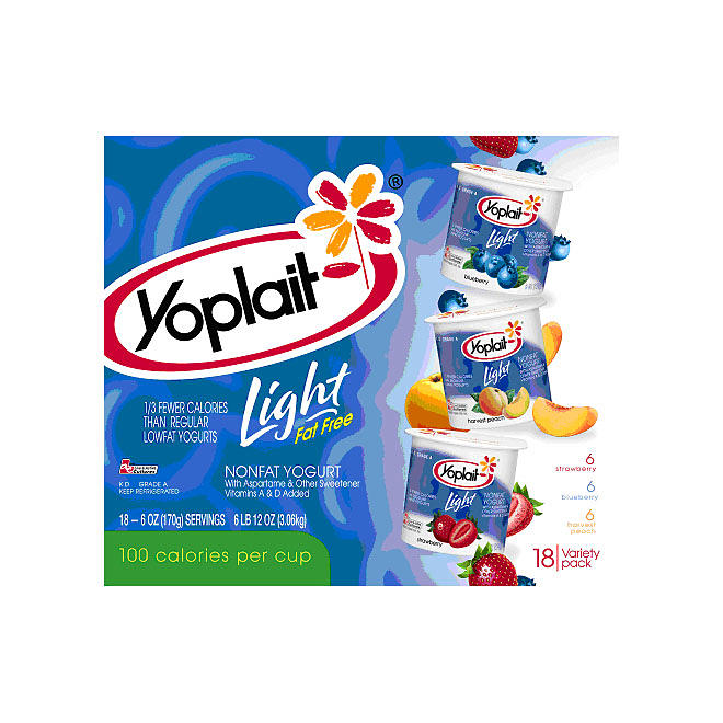 Yoplait Light Yogurt Variety Pack (6 oz. ea., 18 ct.)