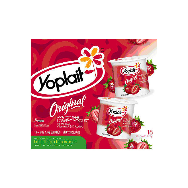 Yoplait® Original Yogurt Strawberry - 6 oz. cups - 18 ct.