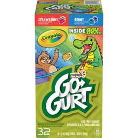 Yoplait Go-Gurt Kids Yogurt, Variety Pack (32 ct.)